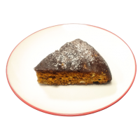 Пирог со сгущенкой и орехами