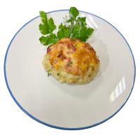 Бифштекс с сыром и колбаской