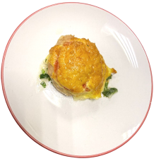 Котлета из индейки с помидорами и сыром