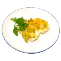 Куриное филе с брокколи и морковью