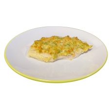 Куриное филе, запеченное с брокколи и морковью Куриное филе, запеченное с брокколи и морковью