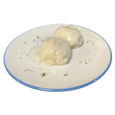 Куриные ежики в сливочном соусе