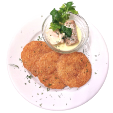 Мачанка с драниками и курицей