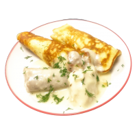 Мачанка с блинами