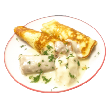 Мачанка с блинами
