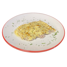 Свинина с сыром, сметаной и горчицей