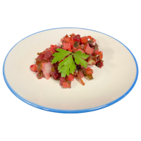Винегрет с морской капустой