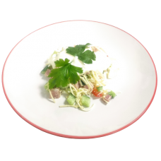 Салат коктейль с ветчиной и сыром