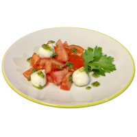 Салат  Помидоры с моцареллой