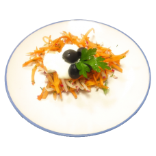 Салат из редиса с морковью