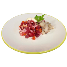 Салат из свеклы с сельдью