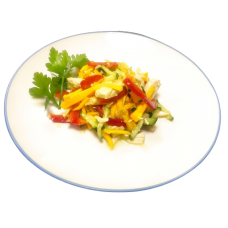 Салат из тыквы с курицей и овощами