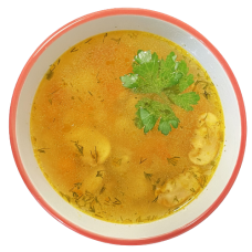 Суп картофельный с грибами