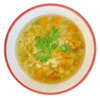 Суп картофельный с чечевицей