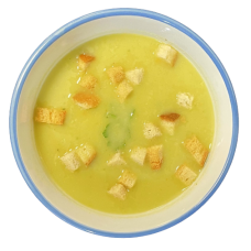 Суп-крем из брокколи с гренками Суп-крем из брокколи с гренками