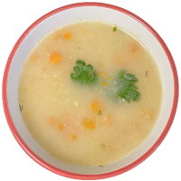 Суп куриный с овсяными хлопьями