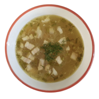 Суп перловый с грудинкой