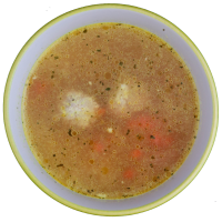 Суп рисовый с фрикадельками