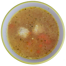 Суп рисовый с фрикадельками